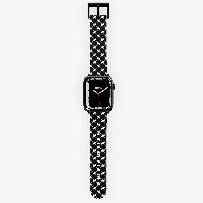 Keffiyeh Apple Watch Band Black