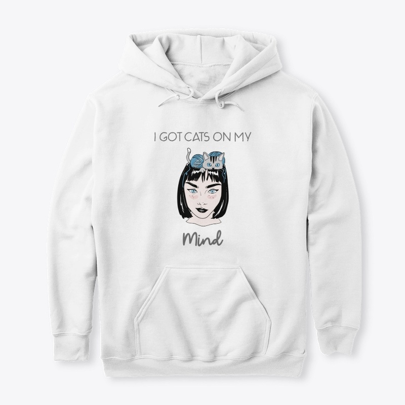 Cats on My Mind Design | Cat Tee