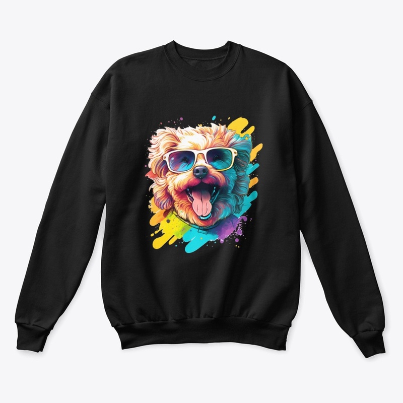 Happy Dog wearing Sunglass 3