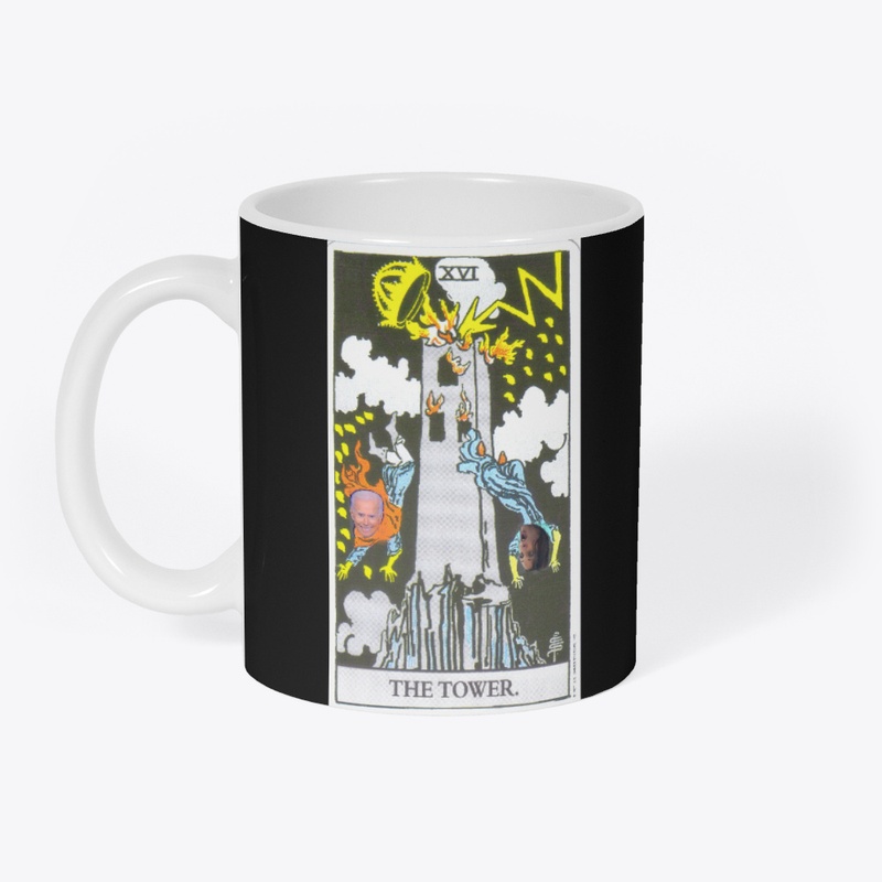 Biden & Harris falling: Tower of Tarot
