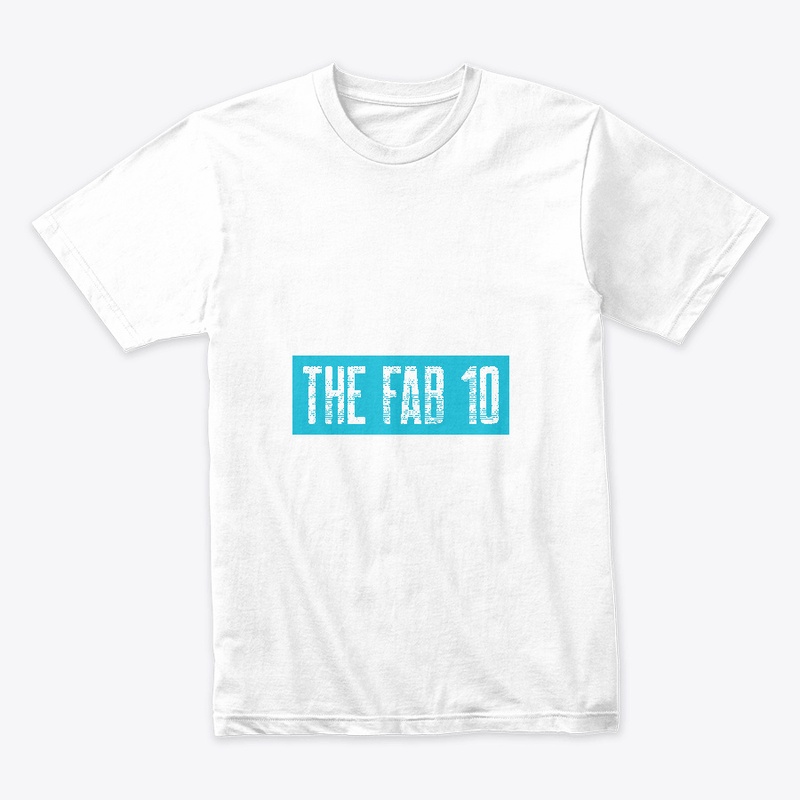 The Fab 10 rectangular logo