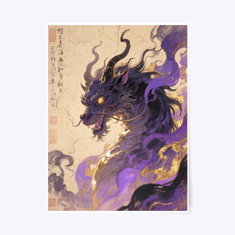 Purple-Gold Qilin 1