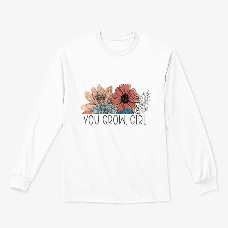 Floral printed t shirt and merchandise 