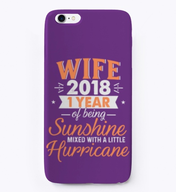 Wife Since 2018, 1 Year Wedding Gift