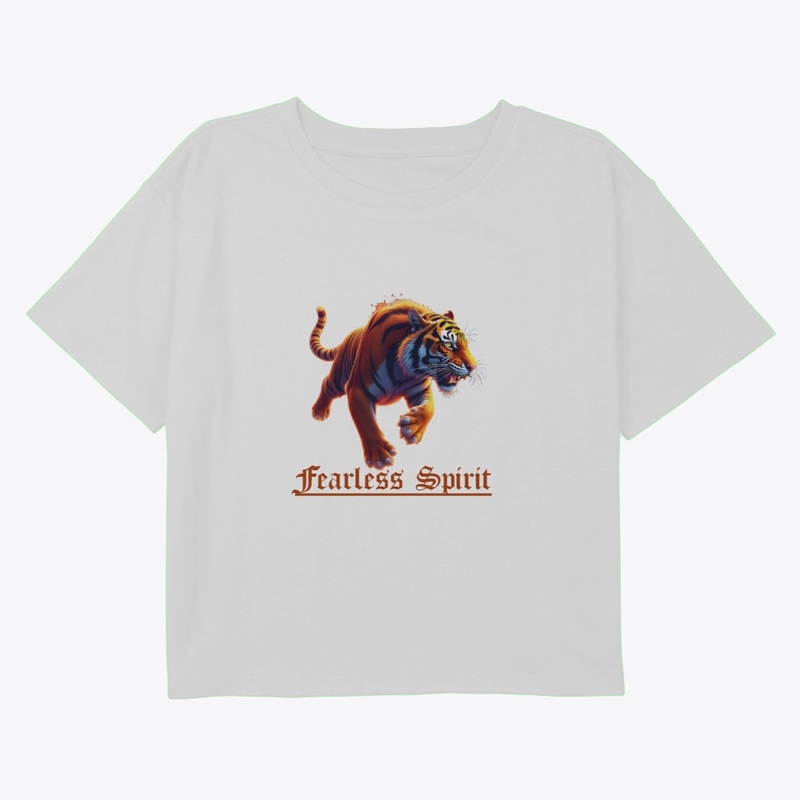 Fearless Spirit Tiger Graphic T-Shirt