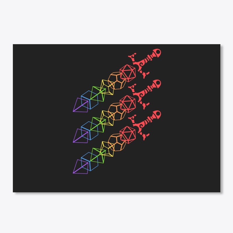 Roll with Pride - Rainbow LGBT Dice