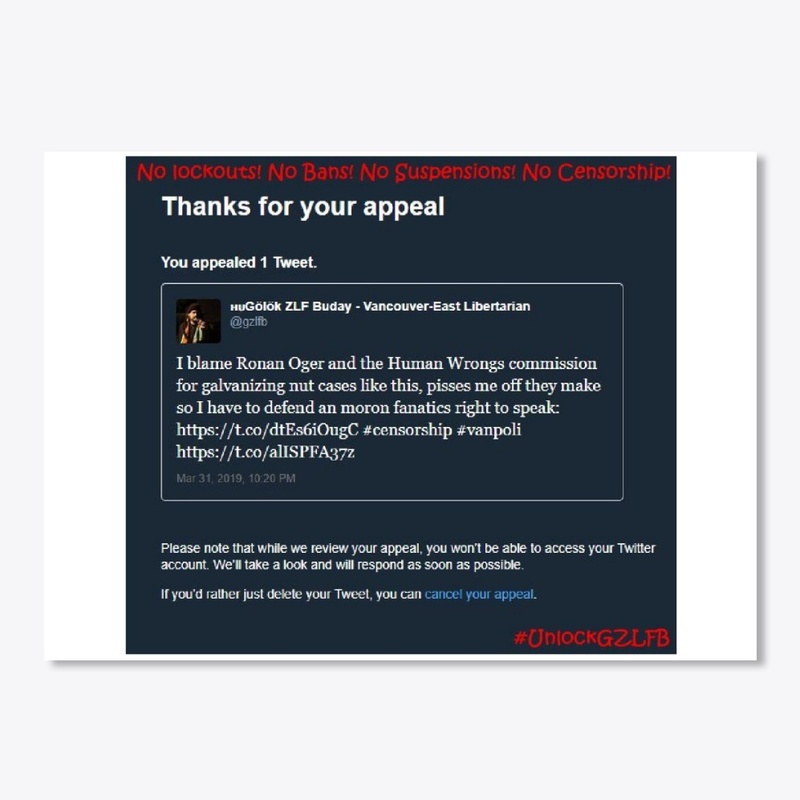 My Twitter Appeal Notice Swag