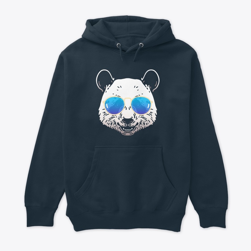 Cute Panda in Sunglasses (Colored+sg09)