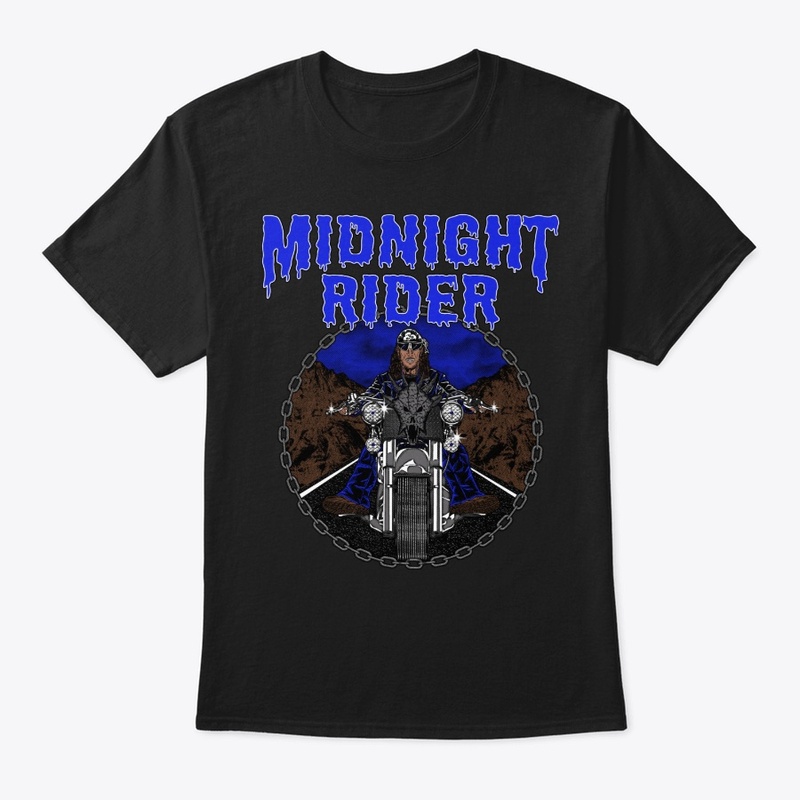 Motorcycle Man Midnight Rider T-Shirt