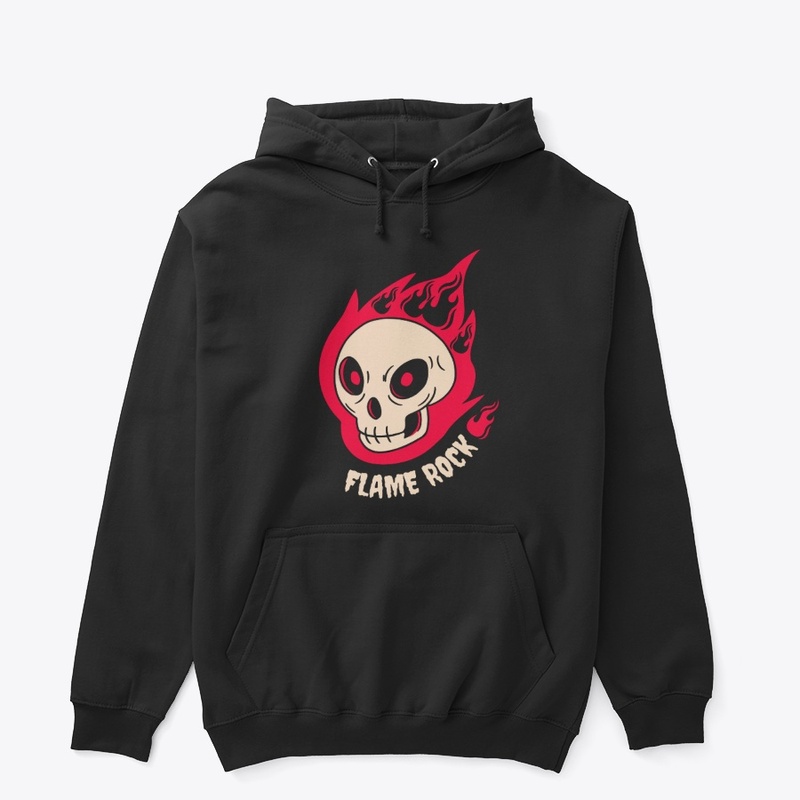 The "Blazing Flame Rock Hoodie"