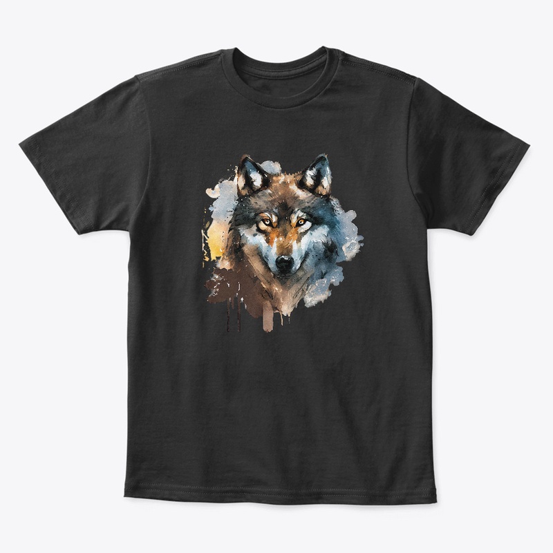 Paint Splash Wolf T-Shirt