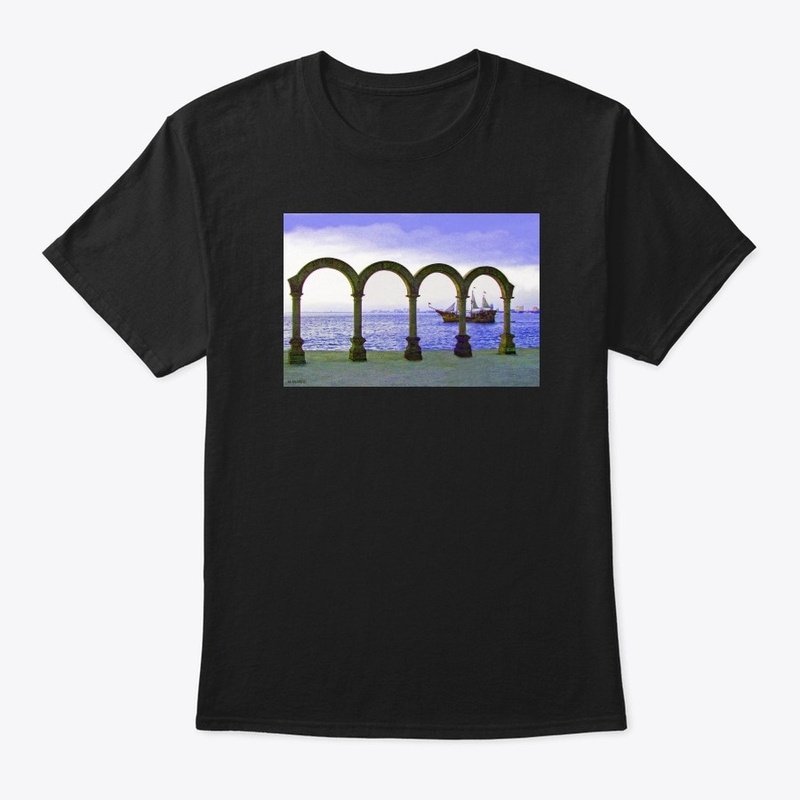 Malecon Arches  Miragalante t-shirts