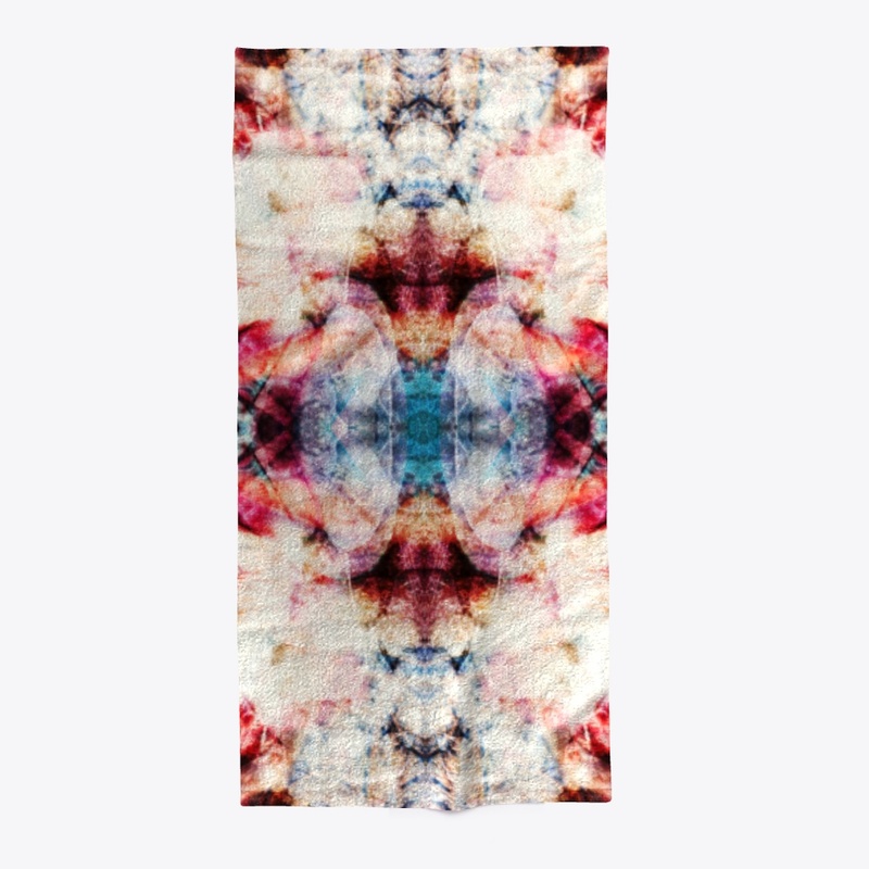 Abstract Colorful Batik Pattern
