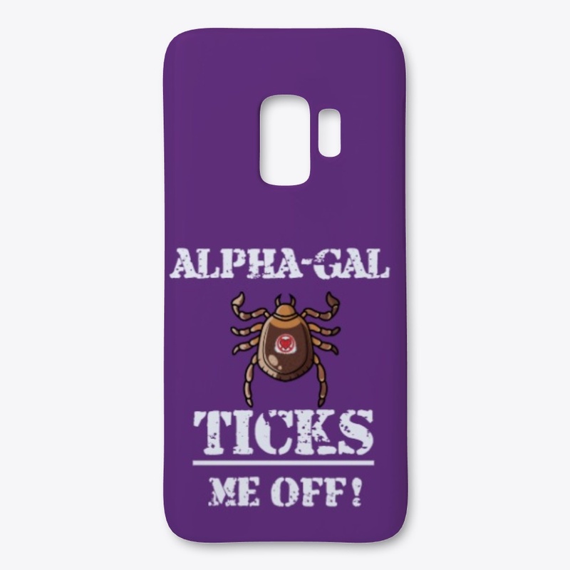 Alpha Gal T-Shirt: AG TICKS Me OFF!White