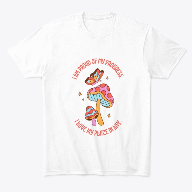 Bright Red, Yellow Pink Illustrative Tee