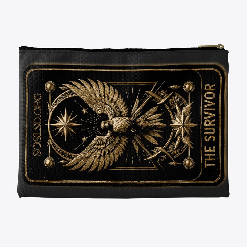 Survivor Tarot pouch in sepia