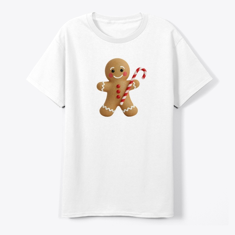 gingerbread man unique t-shirt