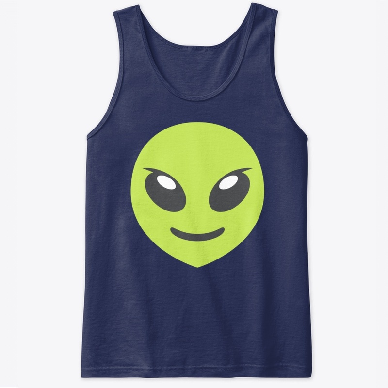 Alien Face Unisex Tank Tops