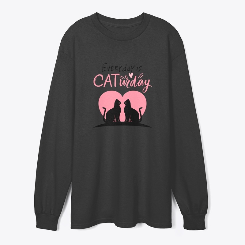 Pink Grey Illsutration Cats Lover Cute 