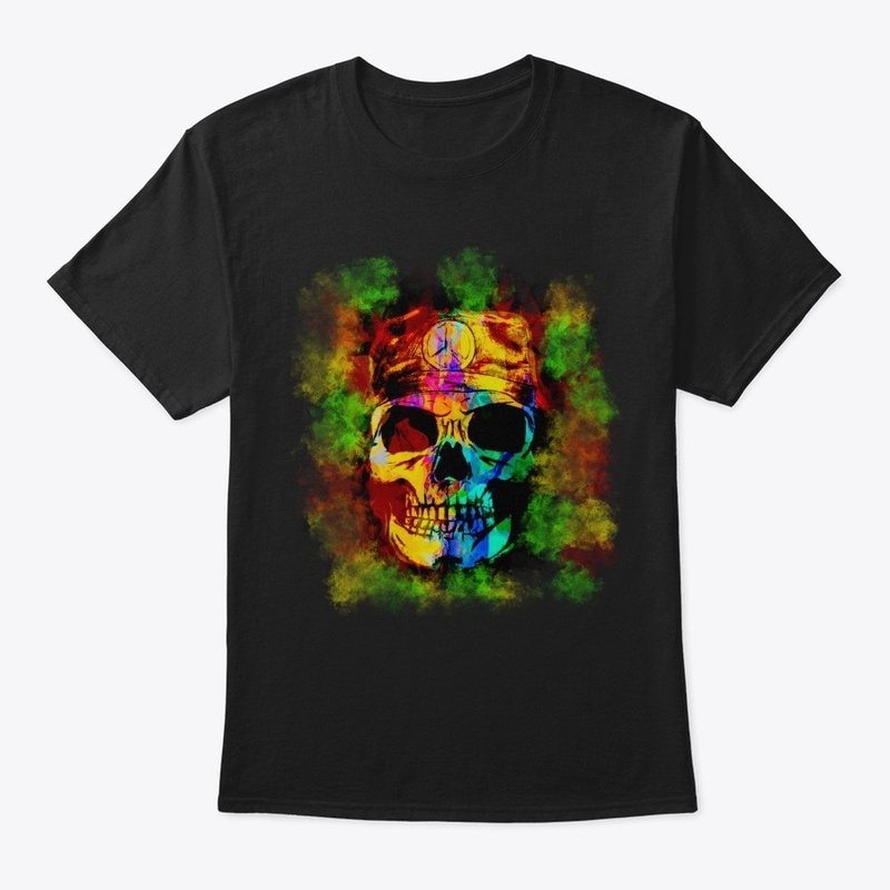 Skull color-tshirt