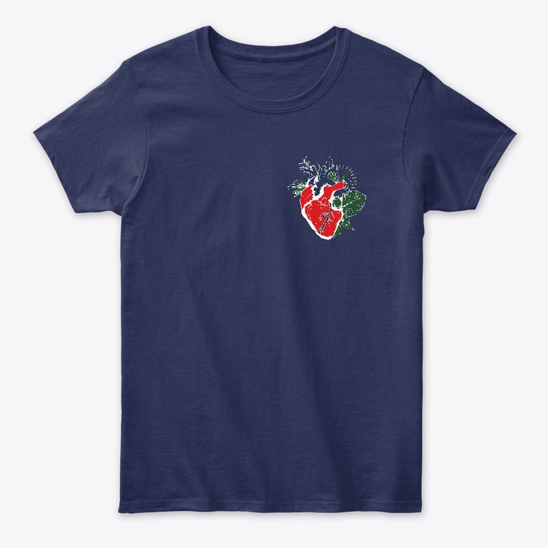 Live heart design