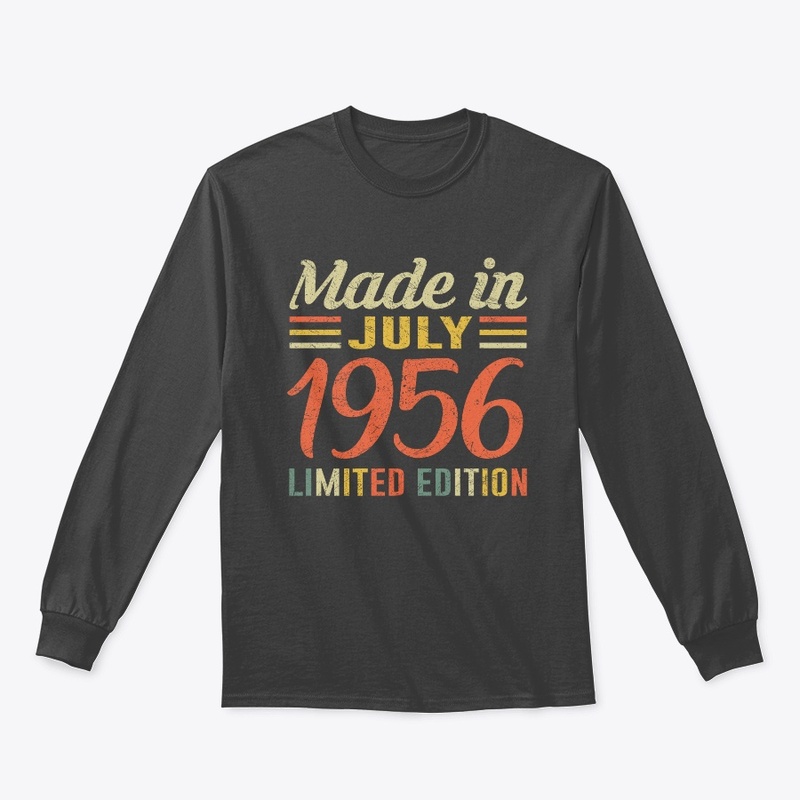 July 1956 T-shirt Born In 1956 