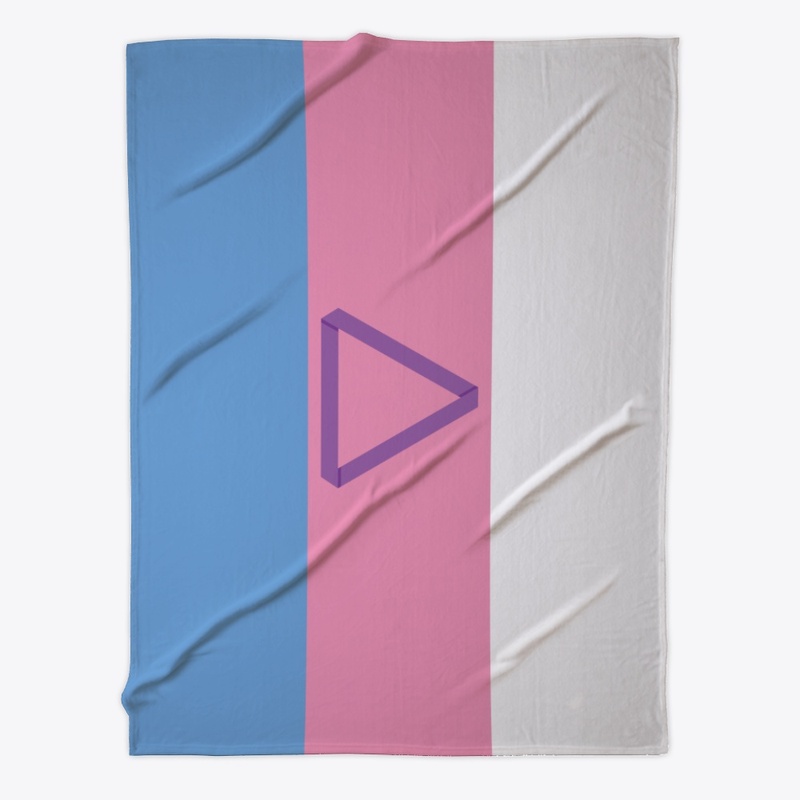 Non Monogamy Pride Flag Blanket