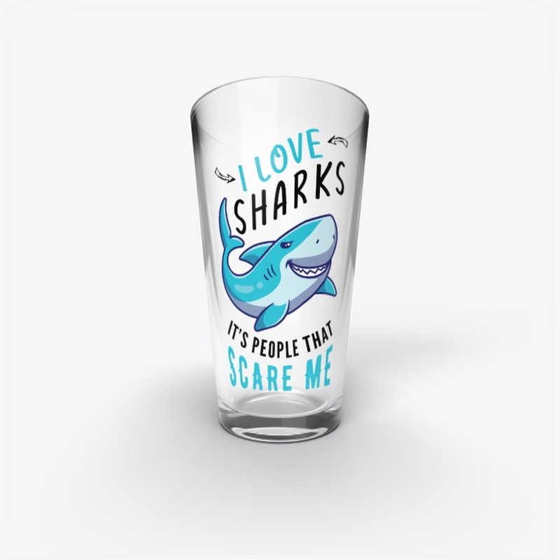 I Love Sharks It's People That Scare Me