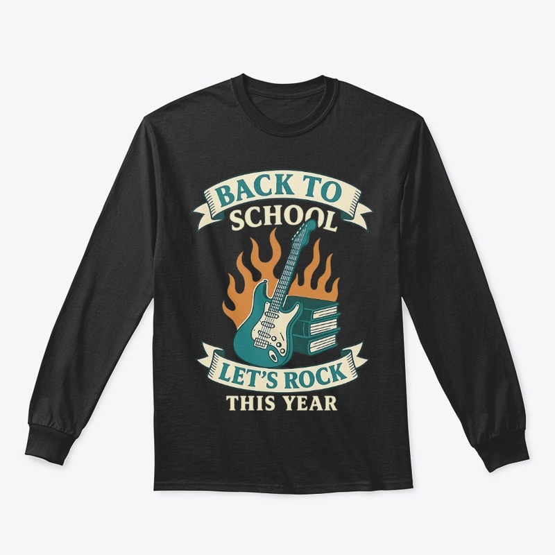 Back to School Let’s Rock Guitar Shirt