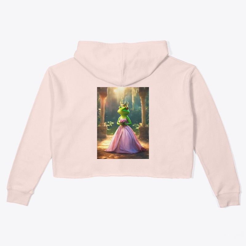 Designer crop hoodie for women 