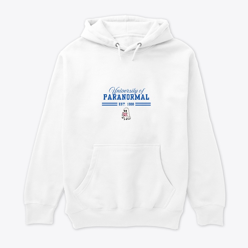 Univercity of Paranormal Blue letters 
