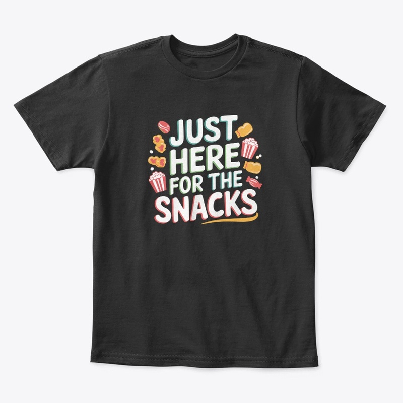 Snacks Lover Tee with Nachos & Popcorn