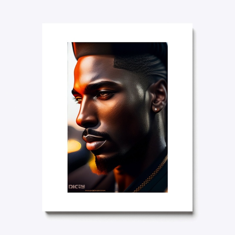 portrait of a dark god