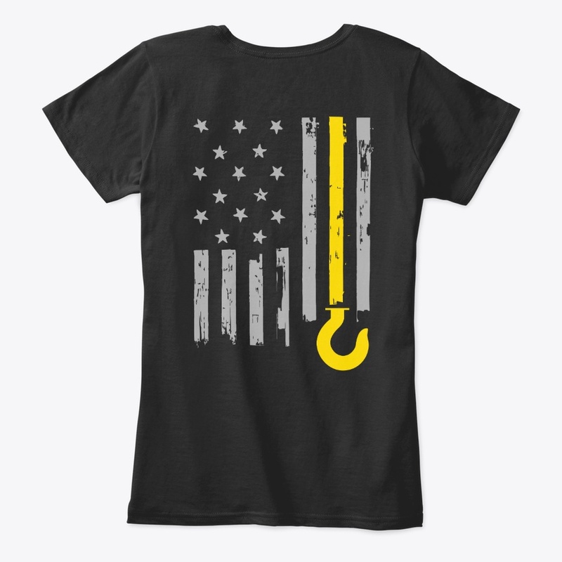 Tow Truck Driver Yellow Line Flag