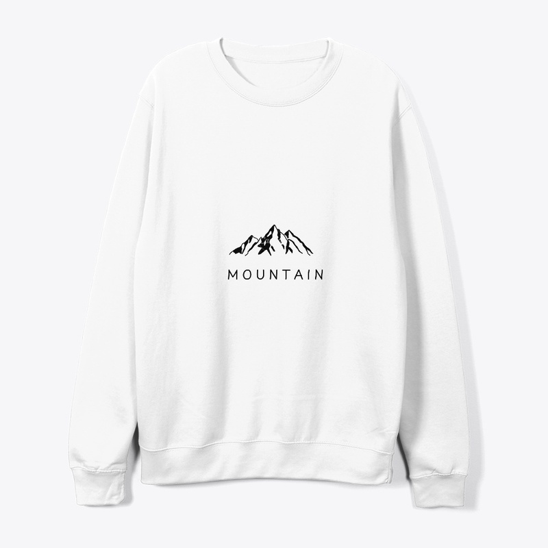 Mountain printed hoodie 