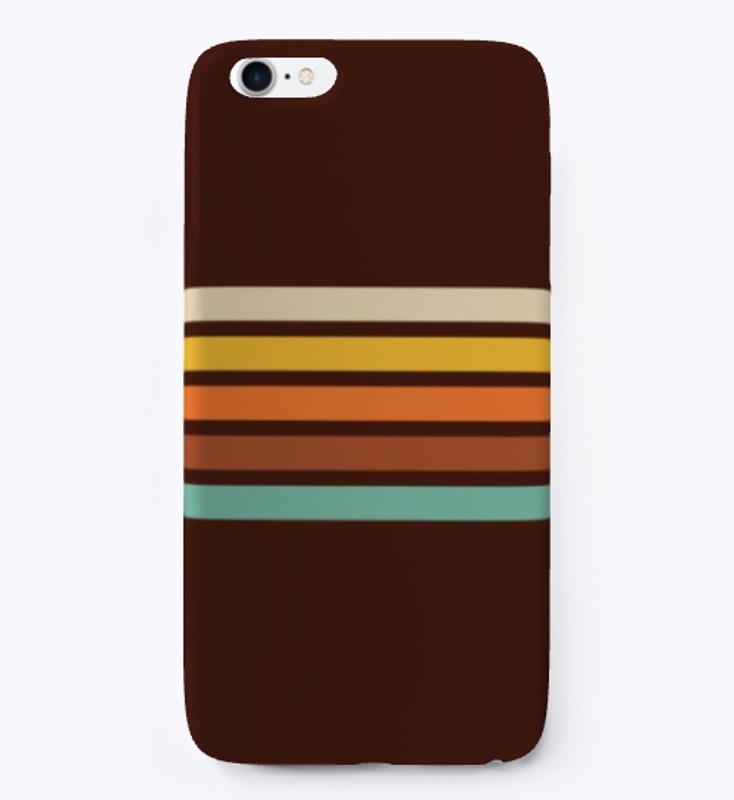 Motokiyo Abstract Colorful Retro Stripes