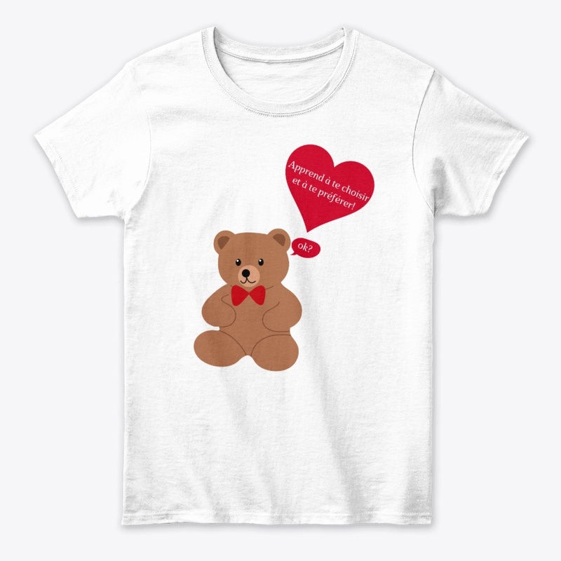 t-shirt je me choisis, je me préfère