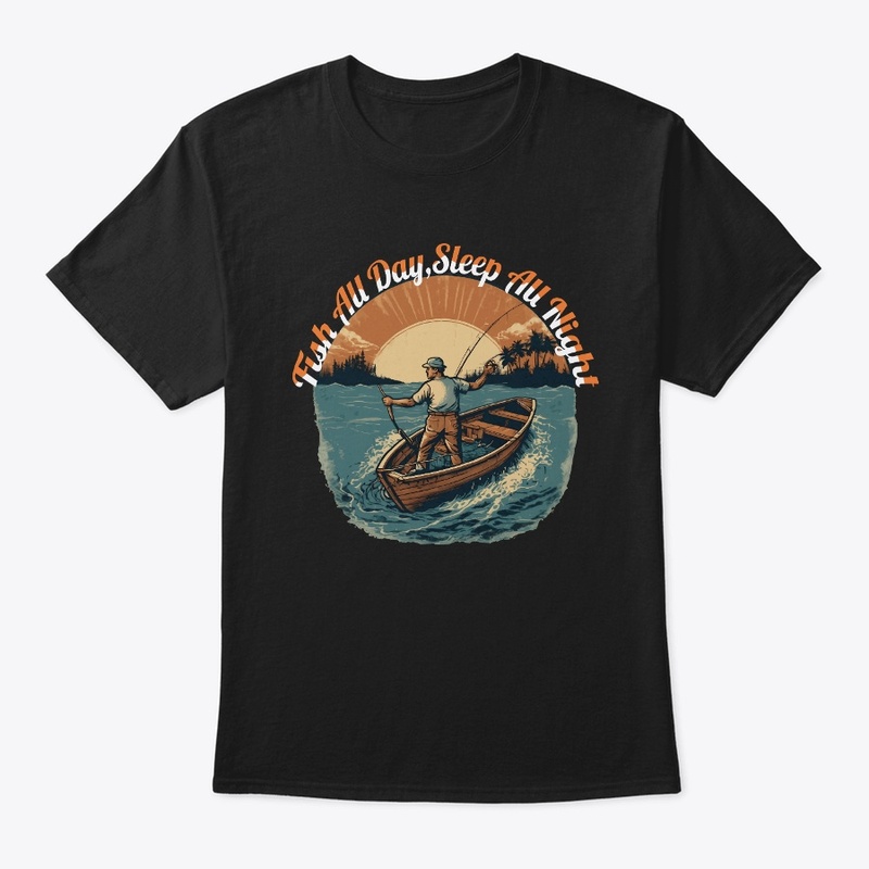 Fishing t-shirt design