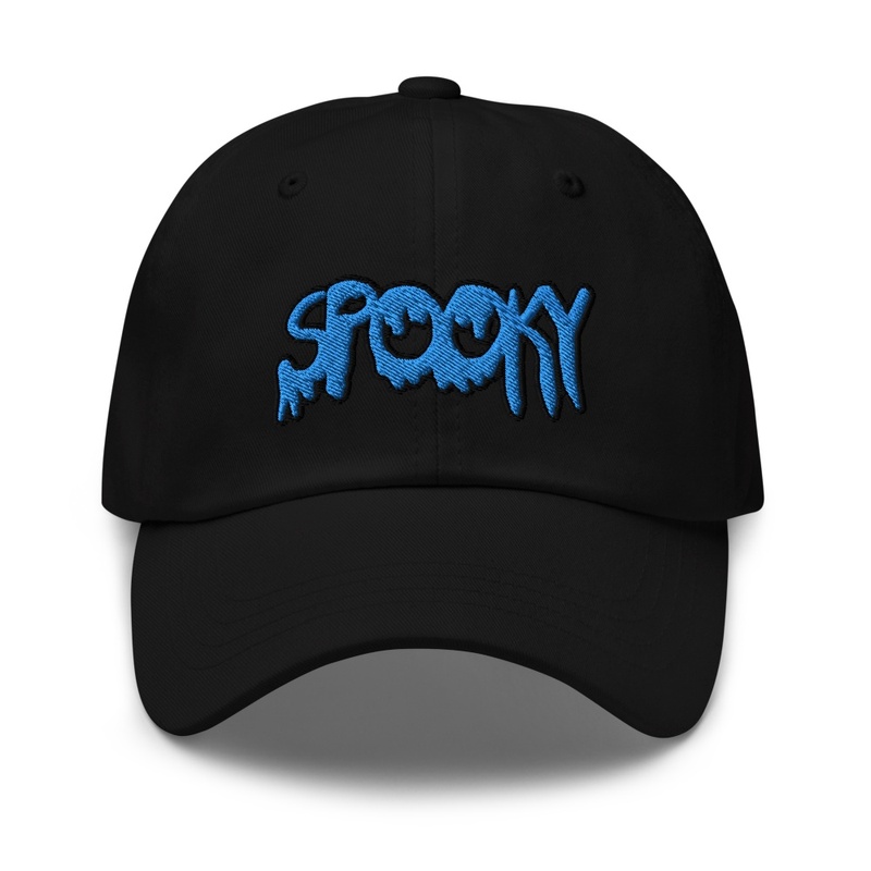 Spooky Dad Hat (Light Blue)