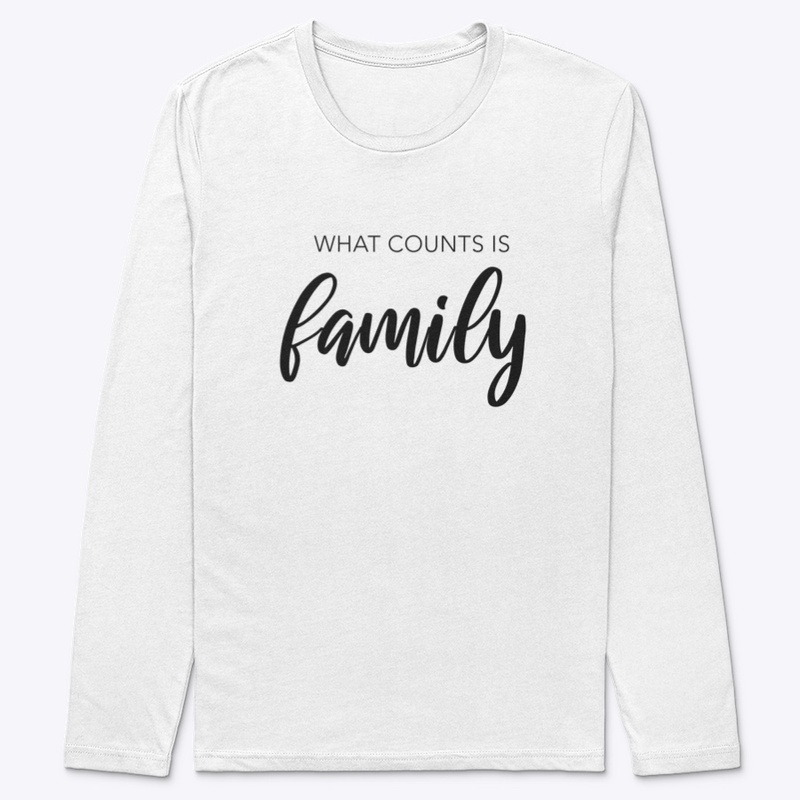 Quote. What counts is family