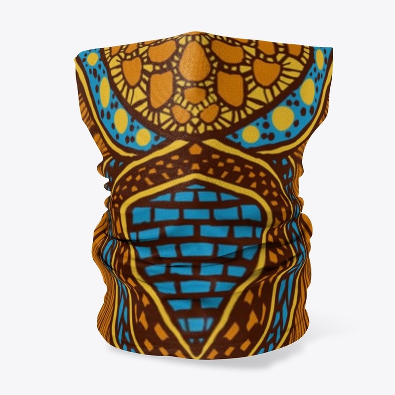 Dashiki Pattern Face Covering