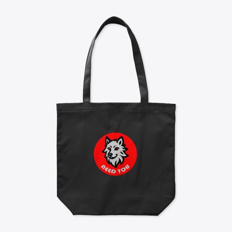 Need You Wolf Badge