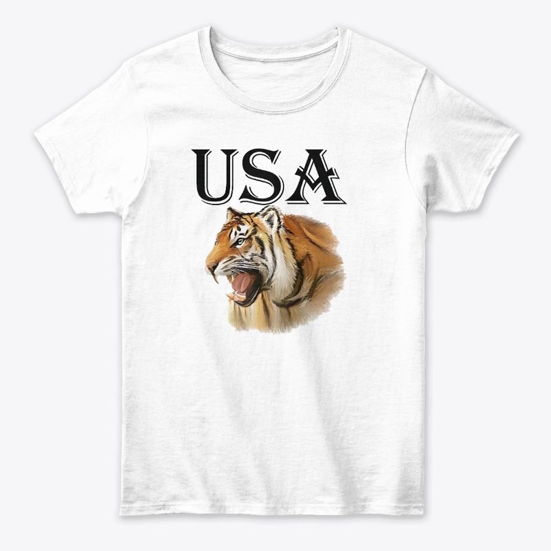 USA Tiger T shirt