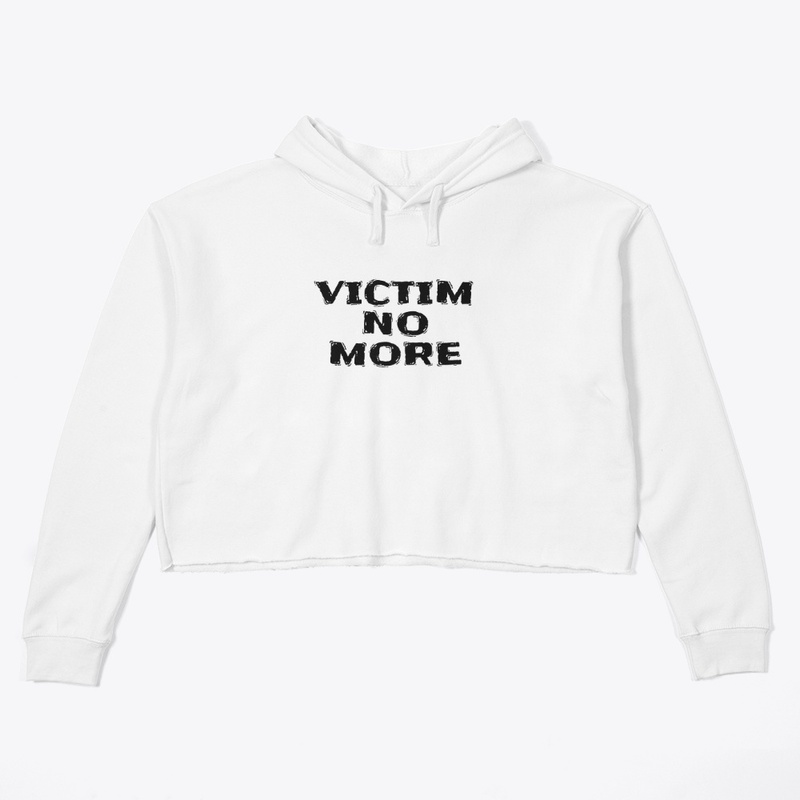 Victim No More - Women's Crop Hoodie