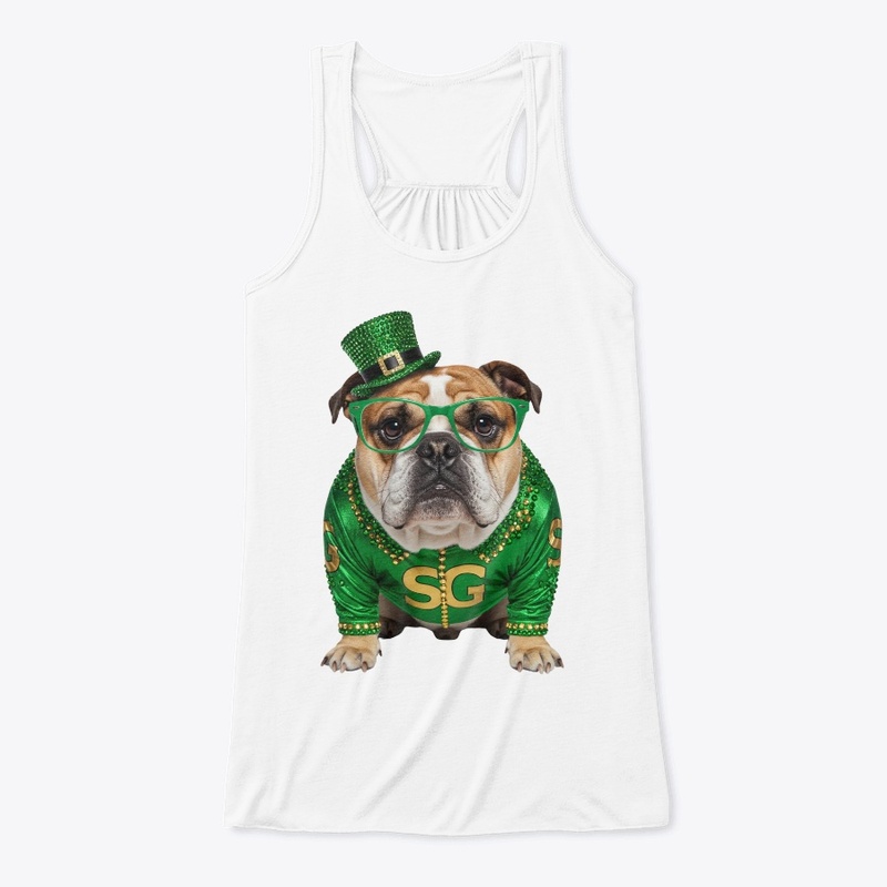 Funny St. Patrick's Bulldog