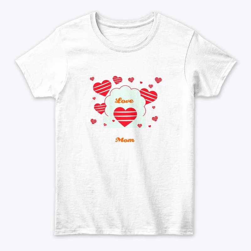Heart Design with Love Mom