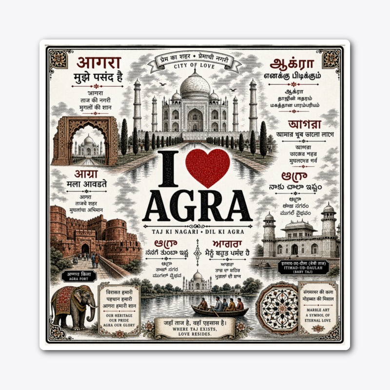I love Agra