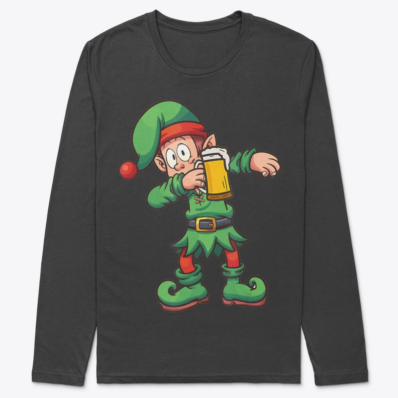 ELF DABBING BEER MERRY CHRISTMAS OKTOBER