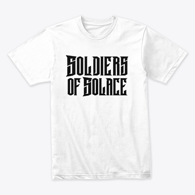 Black on white name front/logo back