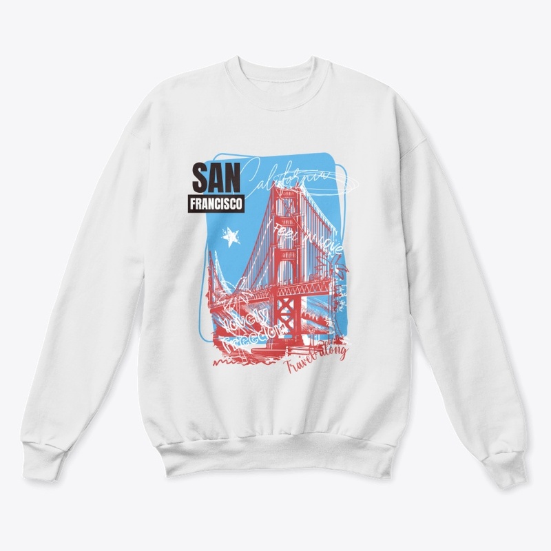 Stylish San Francisco Graphic Streetwear